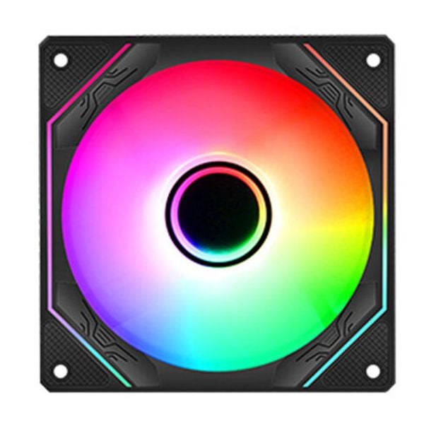 Quạt tản nhiệt PC Leopard 6Pro | Fan lẻ 120mm, ARGB, Gió thuận, Đen